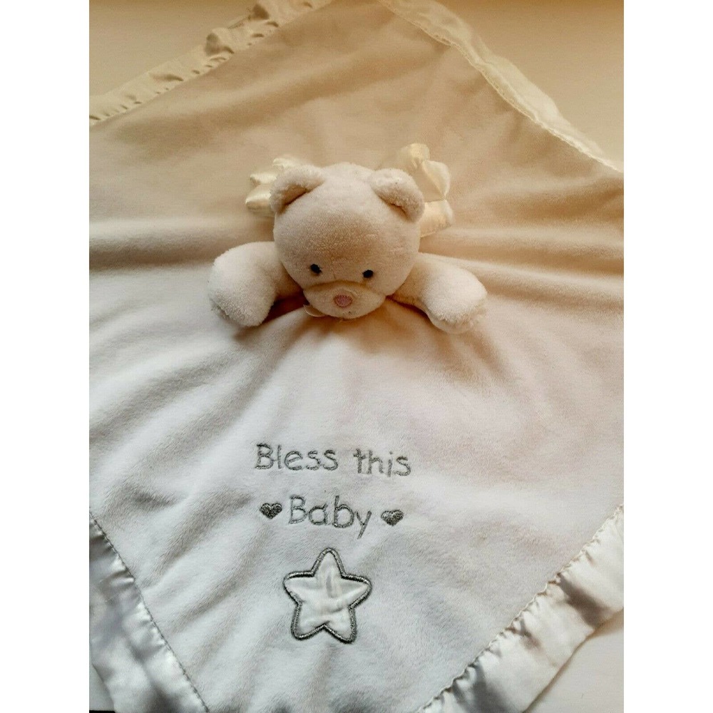 MessagesWhite ANGEL BEAR Security Blanket Lovey